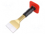 Chisel | with splash guard | L: 250mm | grout remover | Tipwidth: 70mm