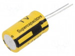 Supercapacitor | THT | 25F | 3VDC | -10&divide;30% | &Oslash;16.5x28.4mm | Pitch: 7.5mm