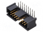 Connector: IDC | socket | male | PIN: 16 | angled 90&deg; | THT | 2.54mm | 2x8