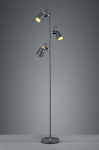 Trio Edward stāvlampa 3xE14 matt black/gold  408800332 4017807390148