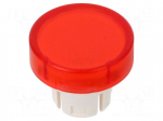 Actuator lens | 22mm | 61 | red,transparent | plastic