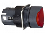 Switch: push-button | 16mm | Stabl.pos: 1 | red | ZB6Z | Harmony XB6
