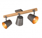 Trio Bell spotlight 3-pc E14 antique steel gaismeklis 801900367 4017807502589