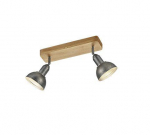 Trio Delhi spotlight 2-pc E14 antique steel gaismeklis 803400267 4017807430202