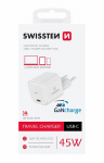 Swissten GaN Travel Charger USB-C 45W