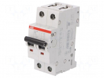 Circuit breaker | 400VAC | Inom: 6A | Poles: 2 | for DIN rail mounting