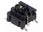 Microswitch TACT | SPST-NO | Pos: 2 | 0.05A/24VDC | SMT | LED | red | 3.5N