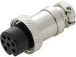 CB, VHF, UHF, PMR raadiod, antennid ja tarvikud // Raadiosaatjate antennikaablid // 24-763# Wtyk cb mikrofonowy 7pin na kabel