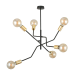 Uued tooted // GIRO lampa wisząca, moc max.6x60W, E27, czarno-złota