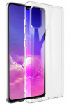 Back panel cover Evelatus Samsung Galaxy A41 Clear Silicone Case 1.5mm TPU Transparent