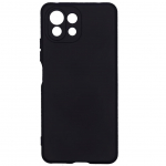 Back panel cover Evelatus Xiaomi Mi 11 Lite/11 Lite 5G/11 Lite 5G NE Nano Silicone Case Soft Touch TPU Black