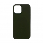 Back panel cover Evelatus Apple iPhone 14 Premium Magsafe Soft Touch Silicone Case Dark Green