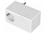 Enclosure: for power supplies | X: 65mm | Y: 120mm | Z: 66mm | white