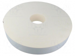 Tape: fixing | W: 50mm | L: 25m | Thk: 3mm | single sided | acrylic | white