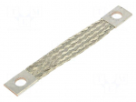 Braids | earthing tape | W: 16mm | 16mm2 | &Oslash;1: 9mm | &Oslash;2: 9mm | 120A | L: 100mm