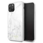 Back panel cover Guess  Guess GUHCN58HYMAWH iPhone 11 Pro biały/white Marble