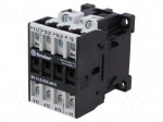 Contactor: 4-pole | NO x3 + NO | 24VAC | 10A | for DIN rail mounting
