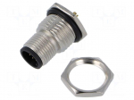 Connector: M12 | socket | male | PIN: 12