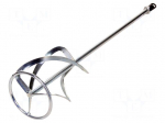 Mixer | 140mm | for mortar | Socket size: M14