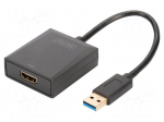 Adapter | HDMI socket,USB A plug | USB 3.2 Gen 1 | Full HD 1080p