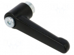 Lever | adjustable | Lever length: 63mm | Slider height: 31mm