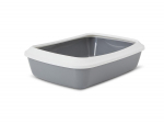 SAVIC IRIZ Litter tray with rim - 42 cm - grey