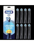Oral-B | Replaceable toothbrush heads | iO UltimateClean | Heads | For adults | Number of brush heads included 8 | Black