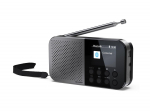 Sharp OSAKA Pocket/Handheld Portable Digital Radio | DR-P520(GY) | Bluetooth