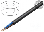 Wire | YKY | 2x10mm2 | round | wire | Cu | PVC | black | 600V,1kV | 100m