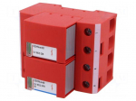 Surge arrester | Type 1+2 | In 8/20us: 25kA | for DIN rail mounting