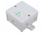 Enclosure: junction box | X: 87mm | Y: 87mm | Z: 52mm | polypropylene PP
