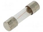 Fuse: fuse | 63mA | 250VAC | time-lag | cylindrical,glass | 5x20mm | S506