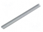 Profiles for LED modules | surface | white | L: 1m | aluminium
