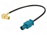 Cable | 150mm | Fakra male,SMB female | angled,straight
