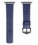 Strap Dux Ducis Strap Leather Watch 7 Band 7/6/5/4/3/2 / SE (41/40 / 38mm) Wristband Bracelet Genuine Leather Bracelet Blue Blue