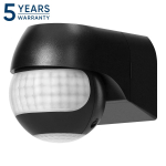 Uued tooted // Czujnik ruchu 180&deg; IP44, 800W, max 15m, mini, czarny