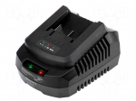 Charger: for rechargeable batteries | 63W | 26VDC | 230VAC | 18V