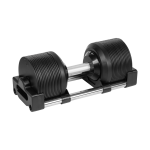 Spordiks ja aktiivseks puhkuseks // Spordikaubad ja varustus // Hantel żeliwny regulowany automat 36 kg, skok co 1kg, REBEL ACTIVE