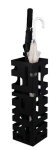 Mirrors&More Doris umbrella stand melns 2900102 4251820314501