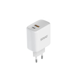 Charger SAVIO Wall Charger 20 W 1&times; USB-A 1&times; USB-C