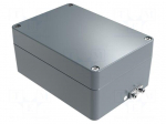 Enclosure: multipurpose | X: 140mm | Y: 200mm | Z: 91mm | aluminium | IP66