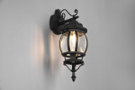 Trio Elvo sienas lampa E27 matt black lantern downwards 206960132 4017807543810
