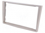 Radio mounting frame | Opel | 2 DIN | beige