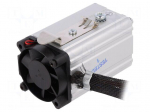 Blower heater | CIRRUS 40/1 | 100W | 24VAC | 24VDC | IP20 | 42x42x72mm