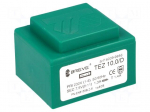 Transformer: encapsulated | 10VA | 230VAC | 7.5V | 1333.3mA | IP00 | 280g