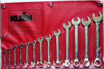 FORGE COMBINATION WRENCHES SET 9 pcs. 8-24mm Cr-V RWPn