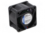 Fan: DC | axial | 40x40x25mm | 24m3/h | 46dBA | ball bearing | 13000rpm