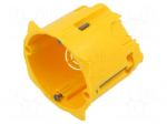 Enclosure: junction box | &Oslash;: 67mm | Z: 60mm | plaster embedded | IP20