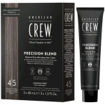 American Crew Precision Blend Natural Gray Coverage Medium Natural 4-5 3 x 40 ml
