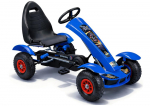 M&auml;nguala | PC | Konsoolid | Tarvikud // M&auml;nguasjad ja m&auml;ngud lastele // Sportowy Gokart Na Pedały F618 Pomowane Koła Obciążenie 50kg Niebieski